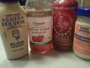 Sriracha Aioli- GFCFSF-ingred