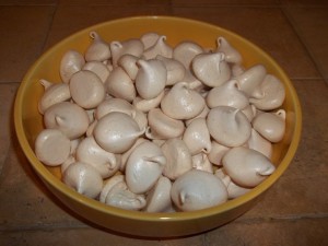 Better than natural Vanilla Meringues- GFCFSF